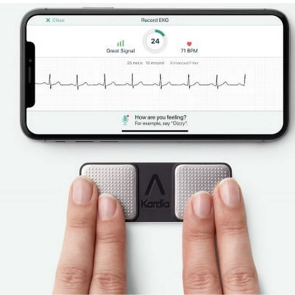 KardiaMobile 1-Lead Personal EKG Monitor, Detects AFib and Irregular Arrhythmias - Picture 3 of 11
